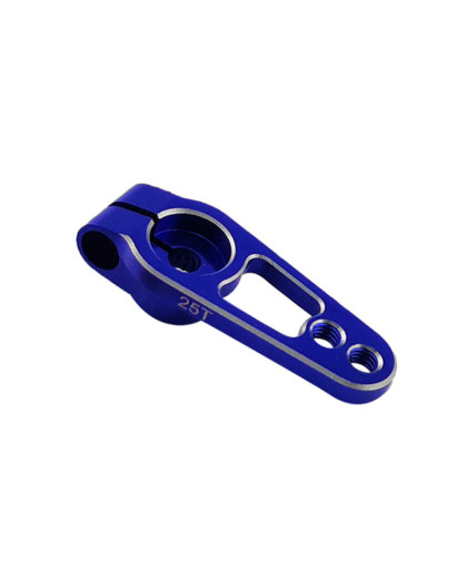 Palonnier de direction alu bleu 25T - 31mm - RC PARTS - RC15202-BLU