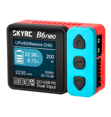 B6NEO DC INPUT 10-28V RED/BLUE CHARGER - SKYRC - SK100198