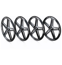 SET-UP WHEEL FOR 1/10 (BLACK) - SKYRC - SK600069-06