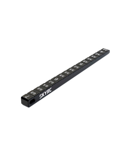 CHASSIS RIDE HIGHT GAUGE 3.8 -7.0 MM (BLACK) - SKYRC - SK600069-19