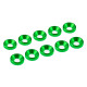 3 mm. ALU. WASHER GREEN (10 pcs) - UR1501-GR - ULTIMATE