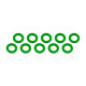 Rondelles 3x6x0.5mm - Vert (10pcs) - ULTIMATE - UR1504-GR