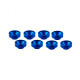 Rondelles de servos M3 - Bleu (8pcs) - ULTIMATE - UR1507-A