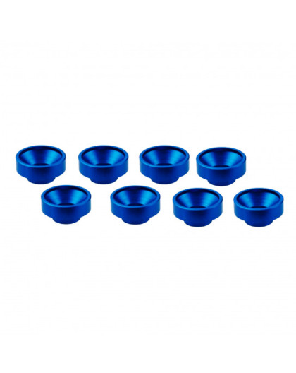 Rondelles de servos M3 - Bleu (8pcs) - ULTIMATE - UR1507-A