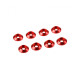 3MM ALUMINIUM CAP HEAD WASHER RED (8 pcs) - UR1521-R - ULTIMATE