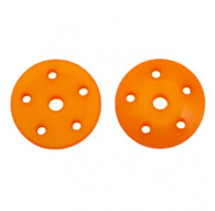 16mm CONICAL SHOCK PISTONS (1.6mm x 5 holes) (2pcs) - UR1736