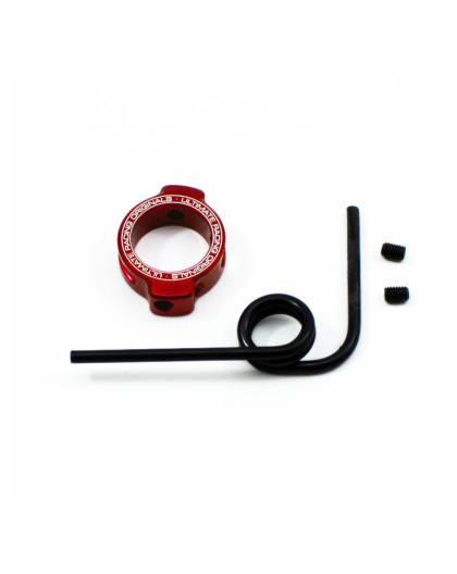 Muffler support alu. ring - Red - ULTIMATE - UR1761-R