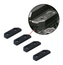 RUBBER ANTI-VIBRATION SERVO SPACER (4pcs) - ULTIMATE - UR1810-R