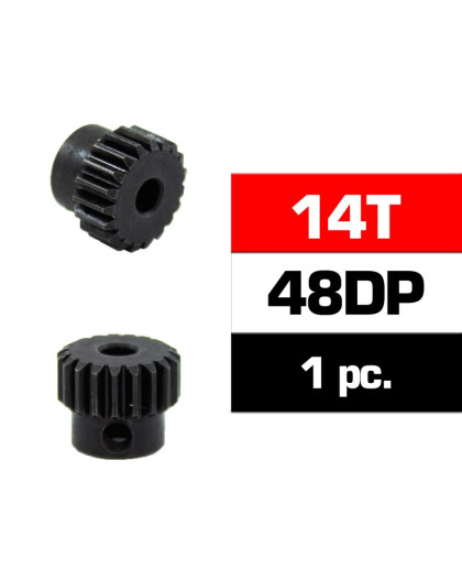 Pignon 14T Acier 48DP - D3.17mm - ULTIMATE - UR4314-14