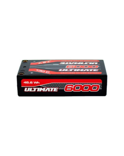GRAPHENE HV LCG LiPo SHORTY 6000mAh 7.6V 130C 5mm TUBES - UR4444
