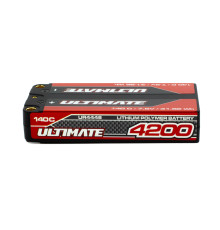 GRAPHENE HV LiPo SHORTY 4200 7.6V 140C 5mm TUBES -ULTIMATE - UR4446