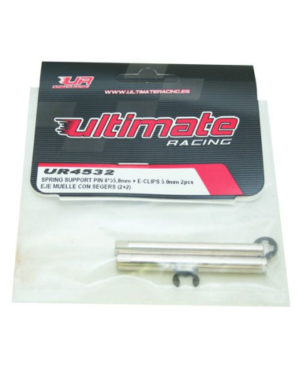 SPRING SUPPORT PIN 6*55,8mm + E-CLIPS 5.0mm 2pcs - UR4532 - ULTIMATE