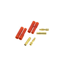 4.0mm BULLET CONNECTOR MALE/FEMALE (2pcs) - UR46206 - ULTIMATE
