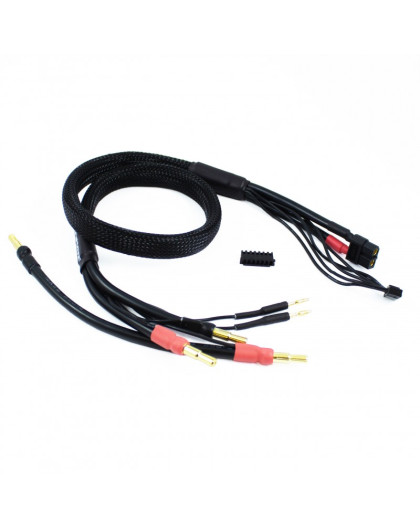 2x 2S CHARGE CABLE LEAD XT60 - PK 4mm & 5mm (60cm) - UR46504-XT