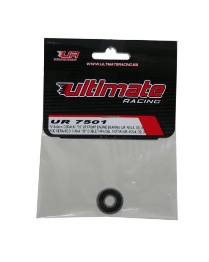 7x19x6mm CERAMIC RUBBER SEALED FRONT ENGINE BEARING (UR, NOVA) (1pc)-