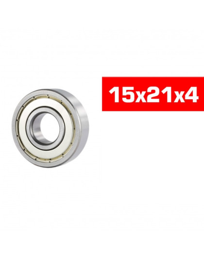 "15x21x4mm ""HS"" METAL SHIELDED BEARING SET (2pcs) - UR7854-2 - ULTI