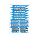 Stickers sheet Xray Blue Size A5 - AIGOIN RACING - AR3007