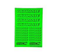 Stickers sheet Ultimate Fluo green Size A6 - AIGOIN RACING - AR3019