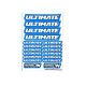 Stickers sheet Ultimate Blue Size A6 - AIGOIN RACING - AR3023