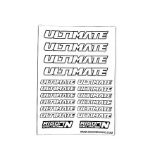 Stickers sheet Ultimate White Size A6 - AIGOIN RACING - AR3021