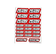 Stickers sheet Nitrolux Red Size A6 - AIGOIN RACING - AR3038