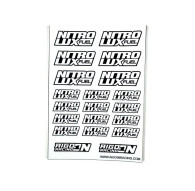 Stickers sheet Nitrolux White Size A6 - AIGOIN RACING - AR3037