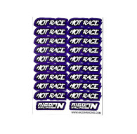 Stickers sheet Hot Race Purple Size A6 - AIGOIN RACING - AR3048