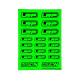 Stickers LRP Vert Fluo sur format A6 - AIGOIN RACING - AR3059