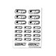 Stickers sheet LRP White Size A6 - AIGOIN RACING - AR3061