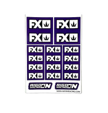 Stickers FX Violet sur format A6 - AIGOIN RACING - AR3072