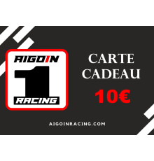 Gift card 10€ Aigoin Racing - AIGOIN RACING - AR-BA10