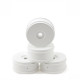 Fast Race 1/8 Offroad buggy white wheels (4) - FR084-4B - FASTRACE