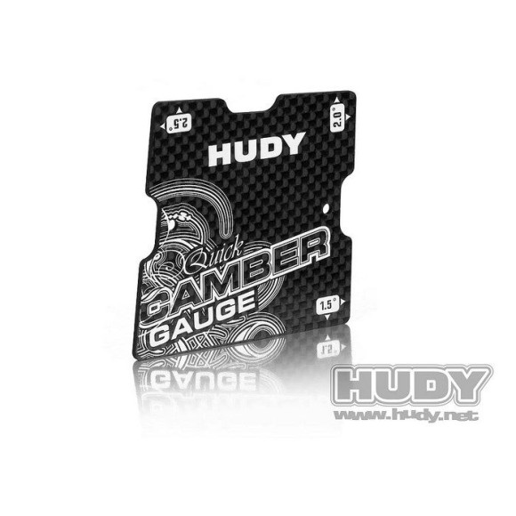 Hudy Graphite Quick Camber Gauge 1/10 Touring 1.5° - HUDY - 107750