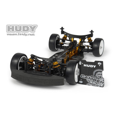 Hudy Graphite Quick Camber Gauge 1/10 Touring 1.5° - HUDY - 107750