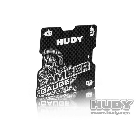Hudy Graphite Quick Camber Gauge 1/10 Touring 1.5° - HUDY - 107750