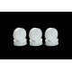 BUGGY FRONT 1/10 2WD SLIM WHEEL WHITE - 3 PAIRS - CENTRO - C0260W