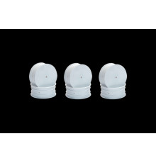 BUGGY FRONT 1/10 4WD WHEEL WHITE - 3 PAIRS - CENTRO - C0261W