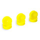 BUGGY FRONT 1/10 2WD SLIM WHEEL YELLOW - 3 PAIRS - CENTRO - C0260Y
