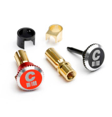 LOCKDOWN HEATSINK BULLET PLUG GRIPS WITH 5MM BULLETS - CENTRO - C0344