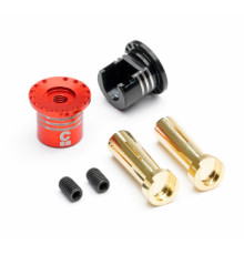 ALUMINIUM HEATSINK PLUG GRIPS WITH 5MM BULLETS - CENTRO - C0348