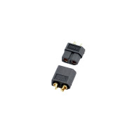 XT-60 BLACK CONNECTOR (MALE/FEMALE) - CENTRO - C0350