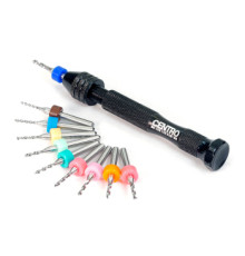 PRECISION SHOCK PISTON DRILL BIT SET - 1.1-2.0MM - CENTRO - C0516