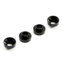ALUMINIUM SERVO MOUNT COLLARS (4) - BLACK - CENTRO - C0630BK