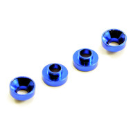 ALUMINIUM SERVO MOUNT COLLARS (4) - BLUE - CENTRO - C0630BL