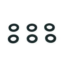 BLACK M3 FLAT WASHER 5.75mm x 0.5mm (6) - CENTRO - C0635-1