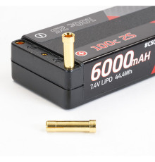 LOW PROFILE GOLD TUBE ADAPTORS FOR 5MM TO 4MM - CENTRO - C5099