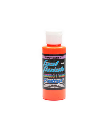 Peinture aérographe Orange Fluo - 60ml - FASTRAX - FAST2600-37
