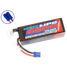 6S 4800mah 22.2V 50C EC5 HARDCASE LIPO - VOLTZ - VZ0365EC5
