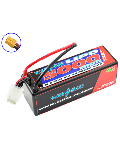 5000mah HARDCASE 14.8V 50C LIPO STICK XT60 - VOLTZ - VZ0350XT60