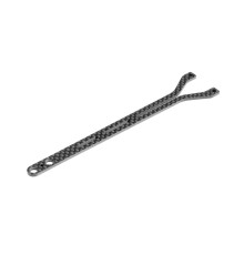 X4F CARBON UPPER DECK - SPLIT REAR - OPEN - 2.0MM - XRAY - 301086